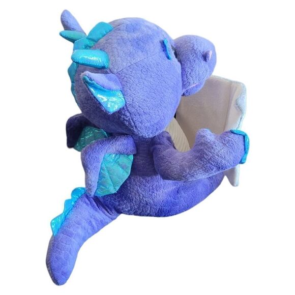 Cuddle Barn Talking Storyteller Dalton Dragon Stuffed Plush 11" Blinking Doll - Picture 2 of 6